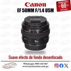 Lente Canon EF 50mm. F/1.4 USM